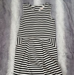 H&M Girls Striped Dress with Pockets